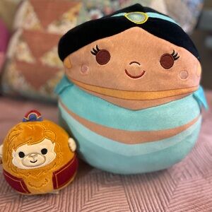 Squishmallow Jasmine and Abu